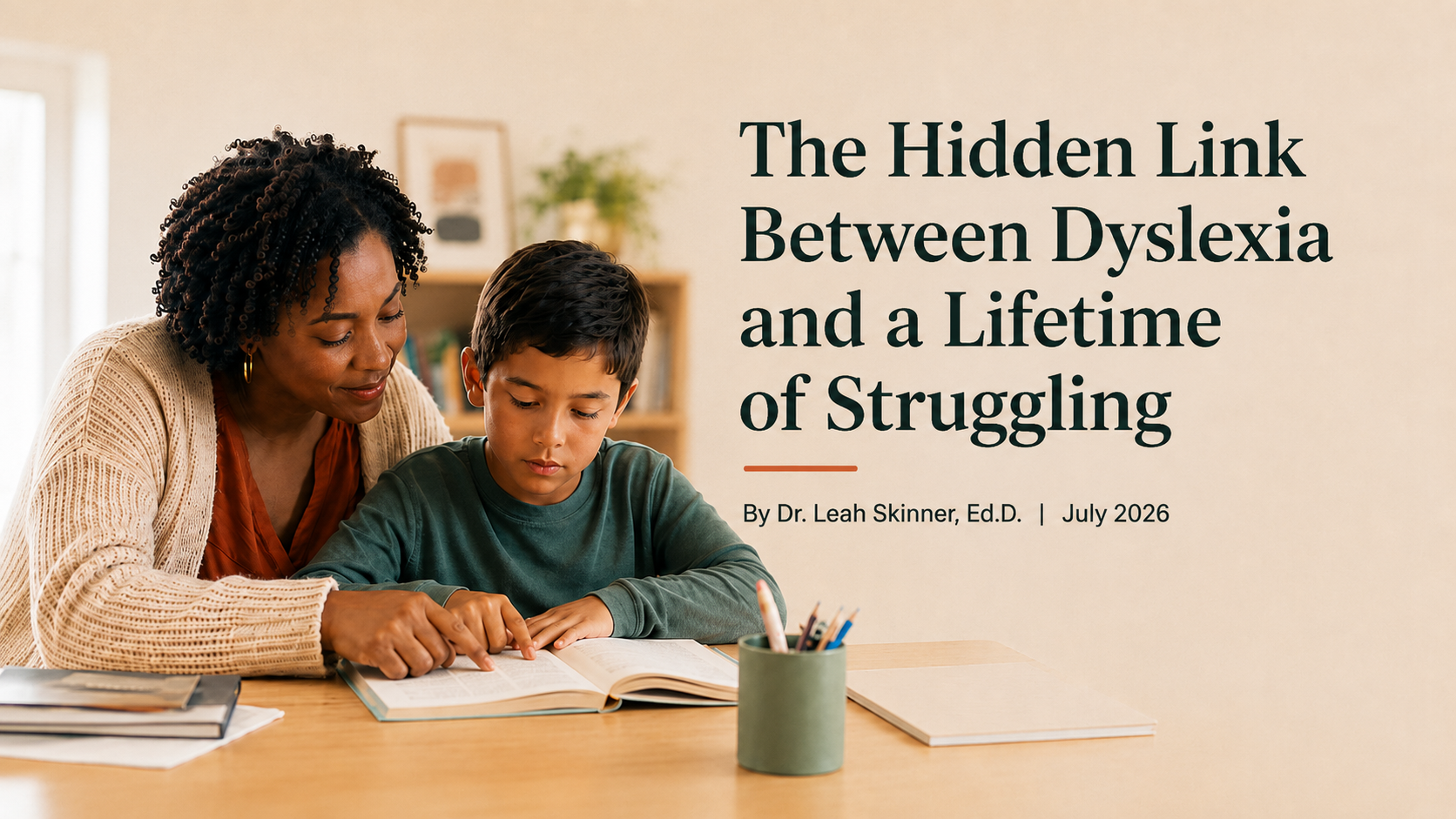 The Hidden Link Between Dyslexia and a Lifetime of Struggling
